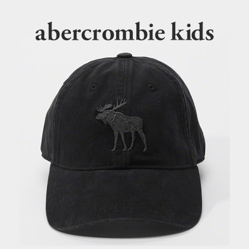 Abercrombie Kids Icon Baseball Cap Black